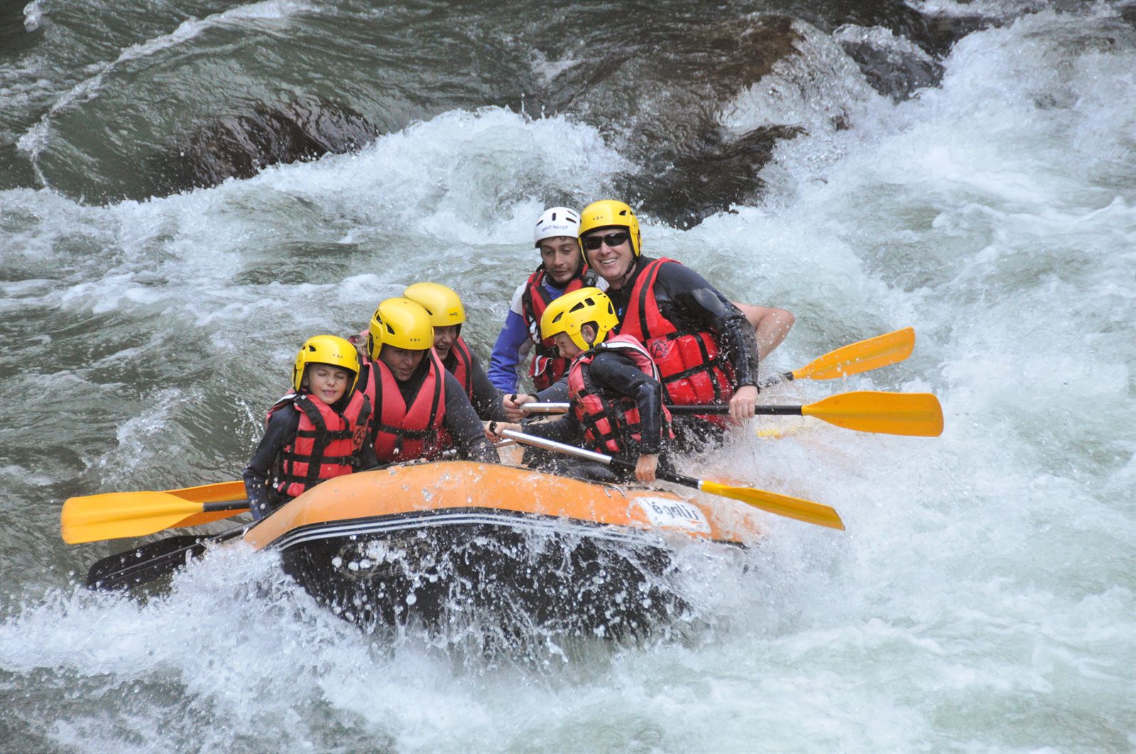 Rafting en eaux vives sur la Dranse