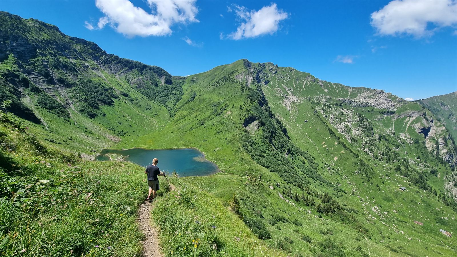 Randonnée vers le lac de Tavaneuse